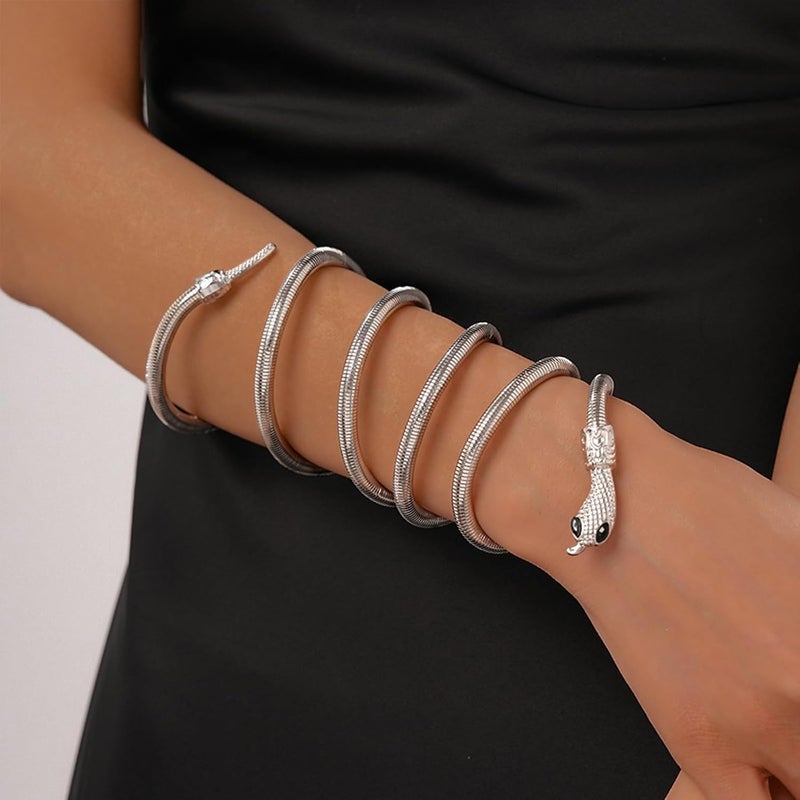 72ore Bendable Bracelet Flexible Bendable Necklace for Women Snake Bracelets Gifts Adjustable Halloween Jewelry - Image 2